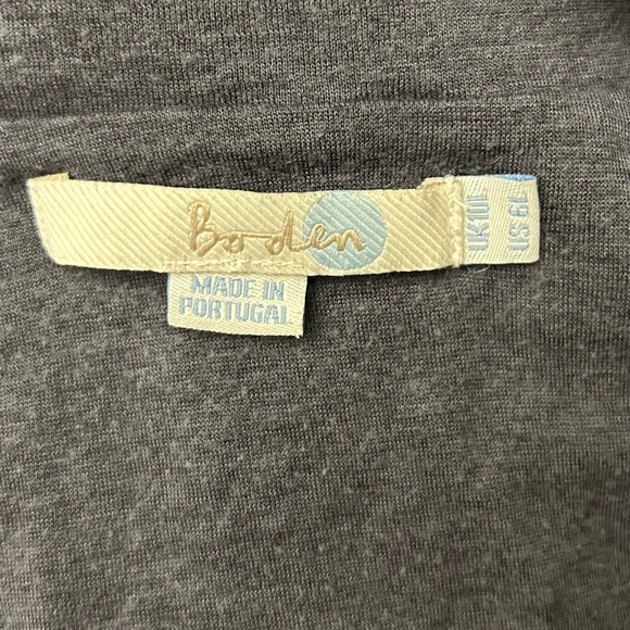 BODEN Midi Dress in Charcoal Grey Size 6L - Picture 11 of 15